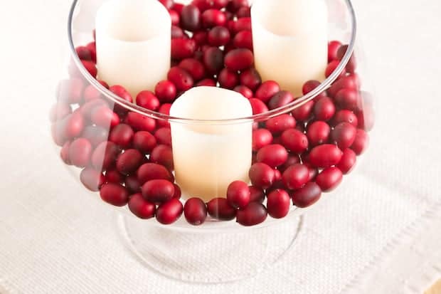 DIY Cranberry Candle Holders: Simple Steps for Festive Ambiance